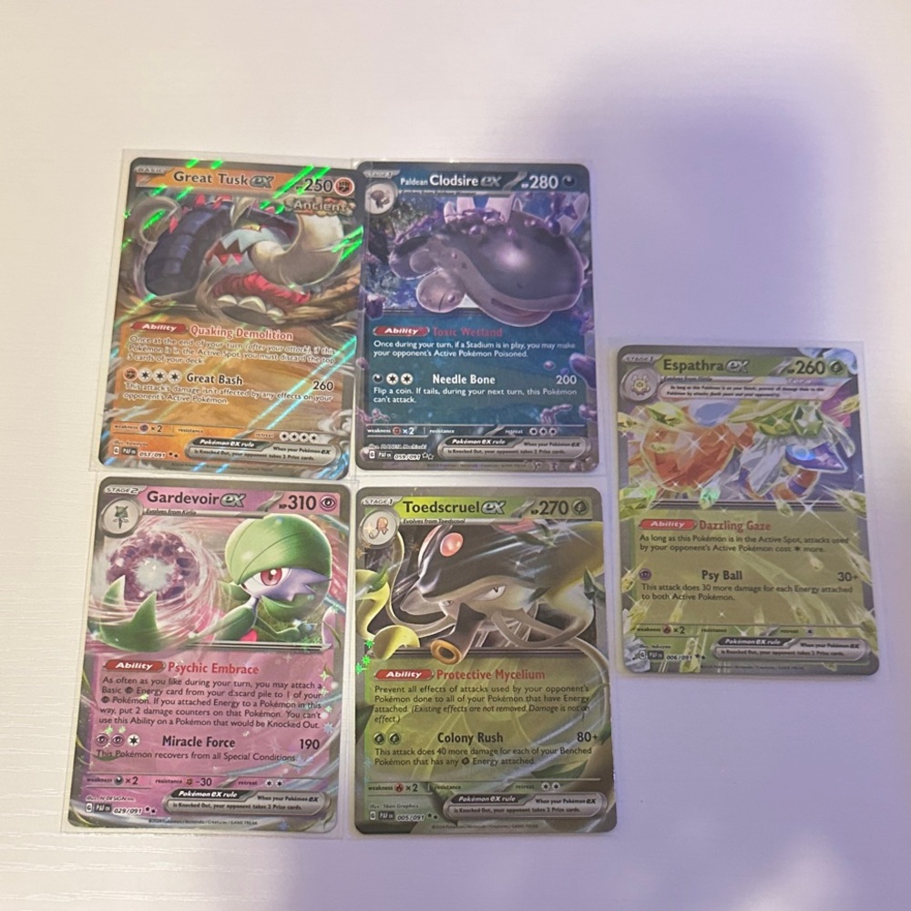 Pokemon Trading Cards - Ex Cards - Paldean Fates